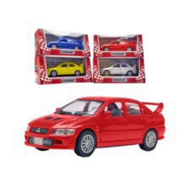 Модель легкова 5" MITSUBISHI EVOLUTION метал KT5052W