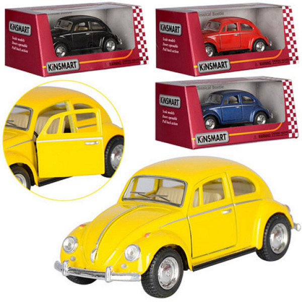 Машина металева "Volkswagen Classical Beetle 1967" KT5057W
