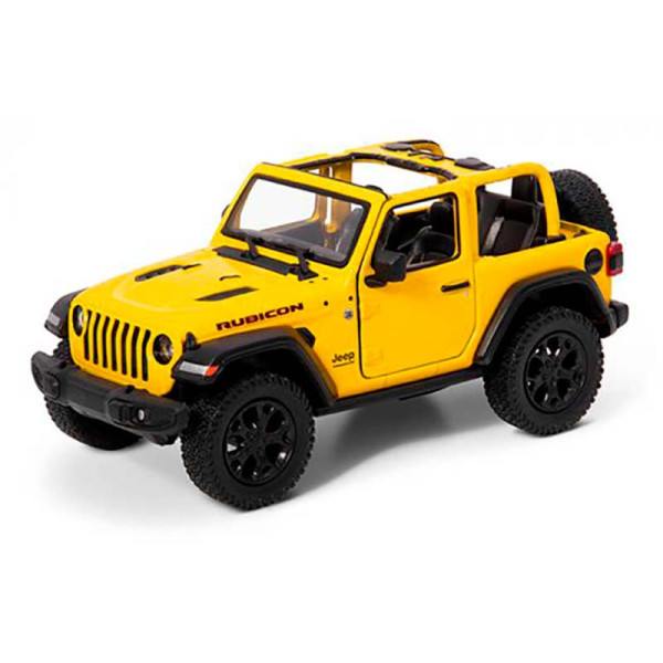 Модель джип 5' Jeep Wrangler Police метал KT5412WA_Yellow