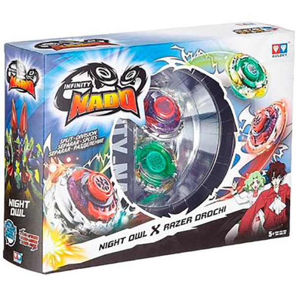 Дзиґа Aulder Infinity Nado серія Спліт Night Owl та Razer Orochi YW624604