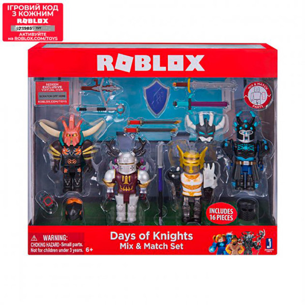 Ігрова колекційна фігурка Jazwares Roblox Mix &Match Set Days of Knights в 10873R Ігрова колекційна фігурка Jazwares Roblox Mix &Match Set Days of Knights в 10873R