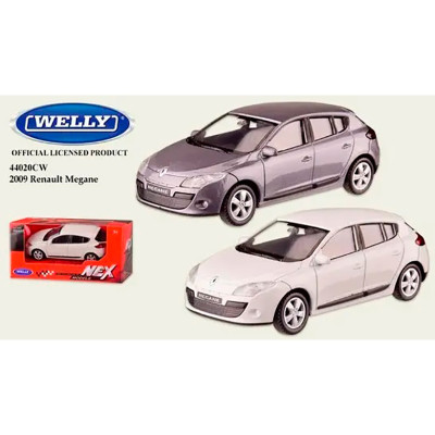 Машинка метал 1:43 2009 RENAULT MEGANE 44020CW