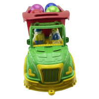 Дитячий самоскид Mati кульки великі Бамсик 009/12_Green-Red Дитячий самоскид Mati кульки великі Бамсик 009/12_Green-Red