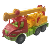 Машинка-кран "Атлантіс" 0640_Red-Yellow