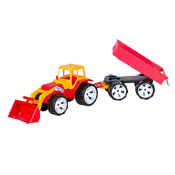 Трактор із ковшем і причепом 007/2 Трактор із ковшем і причепом 007/2