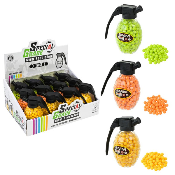 Кульки для іграшкової зброЇ 500 шт QF-23 Кульки для іграшкової зброЇ 500 шт QF-23