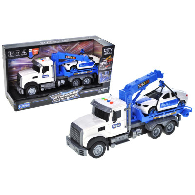 Машинка Евакуатор інерційний зі звуком і світлом S977-28A