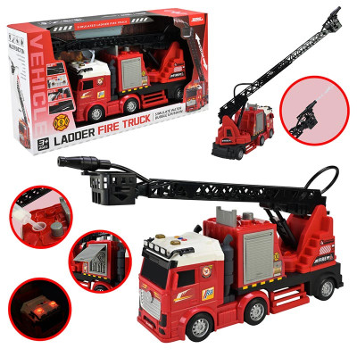 Машинка пожежна на батарейках зі світлом і звуком JP588-73