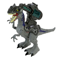 Робот динозавр на акумуляторі зі димом світлом і звуком стріляє NY062-A_Gray Робот динозавр на акумуляторі зі димом світлом і звуком стріляє NY062-A_Gray