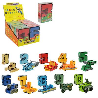 Робот трансформер з цифрами 188-46Y Робот трансформер з цифрами 188-46Y