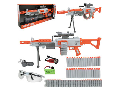 Автомат на акумуляторі стріляє поролоновими кулями WY2102A Автомат на акумуляторі стріляє поролоновими кулями WY2102A