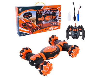 Машинка Перевертиш на радіокеруванні з димом і зарядкою JT376_Orange