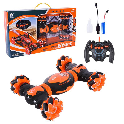 Машинка Перевертиш на радіокеруванні з димом і зарядкою JT376_Orange