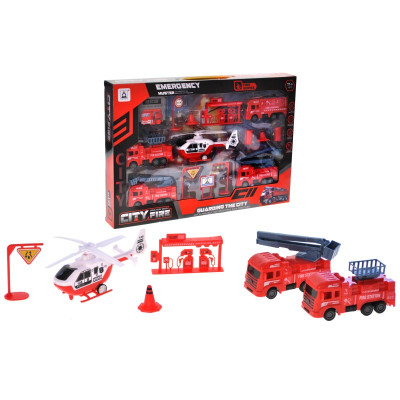 Набір машинок "Пожежник" інерційні 134-23A Набір машинок "Пожежник" інерційні 134-23A