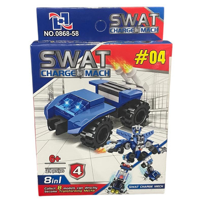 Машинка частина робота з 8 машинок 0868-58_series4