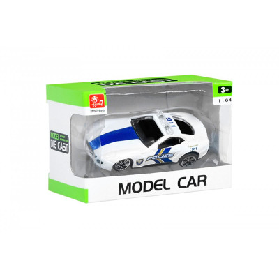 Машина Model Car поліція біла металева SQ80992-But-1