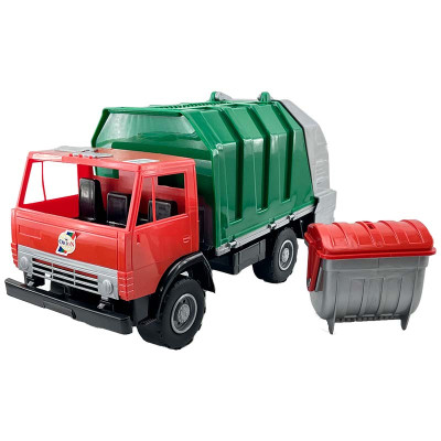 Машинка сміттєвоз Оріон Х2 пластикова 273_Red-Green