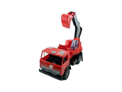 Машинка Оріон Камаз-екскаватор Х2 40 см 495_Red-Red