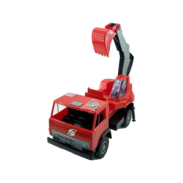Машинка Оріон Камаз-екскаватор Х2 40 см 495_Red-Red