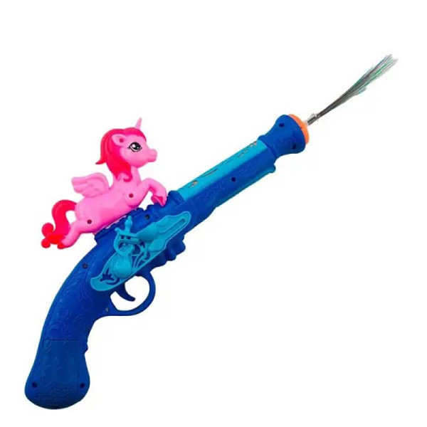 Дитячий пістолет голубий Єдиноріг K843 Blue Дитячий пістолет голубий Єдиноріг K843 Blue