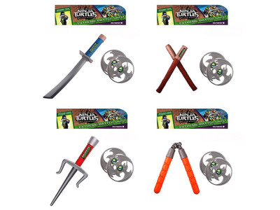 Набір зброї "Ніндзя черепашки" (4 види) в кульку YD302