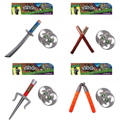 Набір зброї "Ніндзя черепашки" (4 види) в кульку YD302 Набір зброї "Ніндзя черепашки" (4 види) в кульку YD302