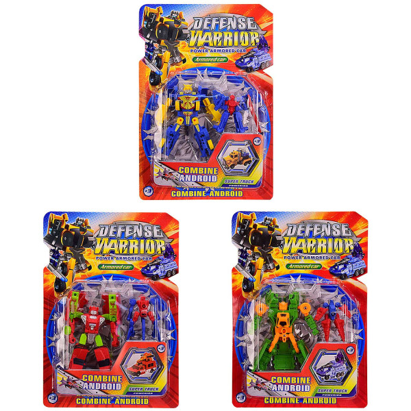 Трансформер HY-2283 (144шт / 2) 3 види на планш. 31.5*21.5 CM HY-2283