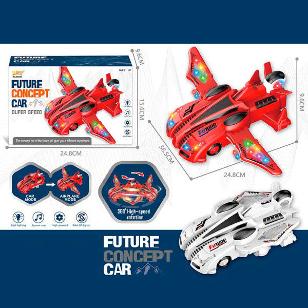 Трансформер на батарейках зі світлом і звуком 2 кольори в асортименті 5935B Трансформер на батарейках зі світлом і звуком 2 кольори в асортименті 5935B