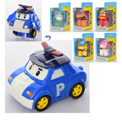Транформер транспорт Robocar POLI 6 видів у коробці 83168-30