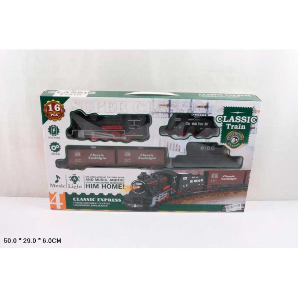 Залізниця арт. 814-1 (36шт/2) батар. короб. 50*29*6см 814-1