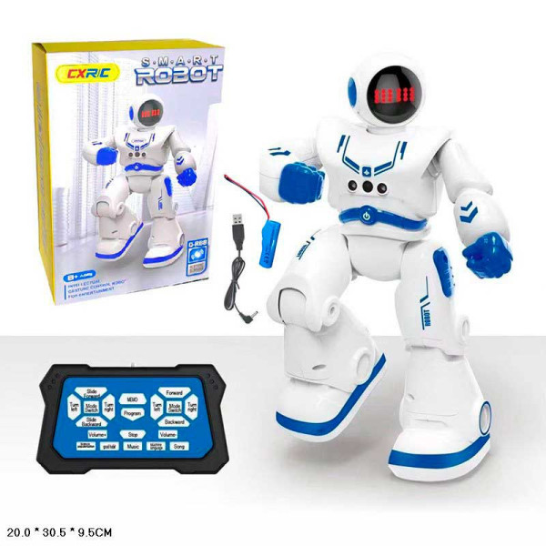 Робот р/к арт. CX-68 (12шт) акум. світ. звук ходить короб. CX-68