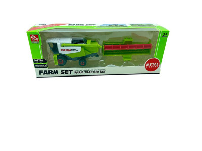 Сільгосптехніка з причепом 21x75x55 см SQ82002-2B_Green-Green Сільгосптехніка з причепом 21x75x55 см SQ82002-2B_Green-Green