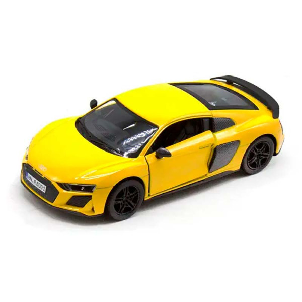 Модель легкова AUDI R8 5'' інерційна металева KT5422W_Yellow Модель легкова AUDI R8 5'' інерційна металева KT5422W_Yellow