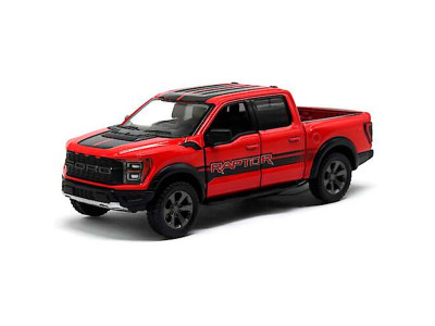 Модель пікап FORD F-150 RAPTOR 5" інерційна металева KT5436FW_Red