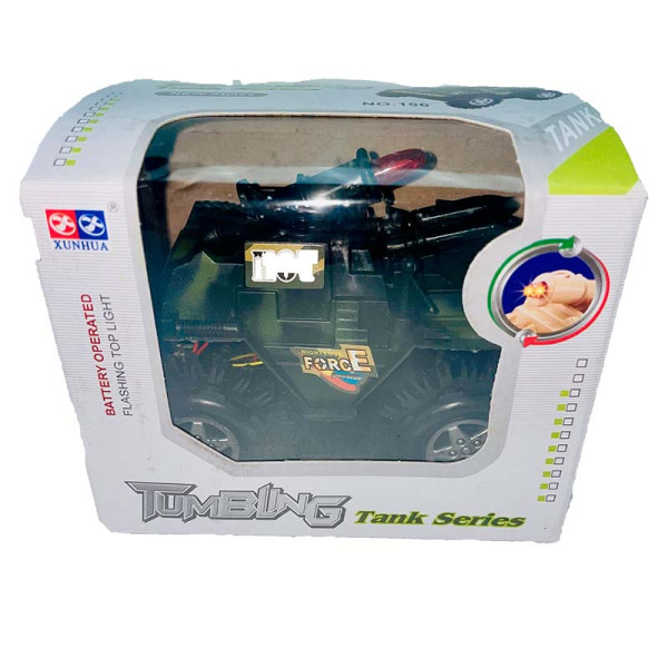 Джип військовий перевертиш на батарейках з музикою і світлом 150/156_Green Aircraft-Gun Джип військовий перевертиш на батарейках з музикою і світлом 150/156_Green Aircraft-Gun