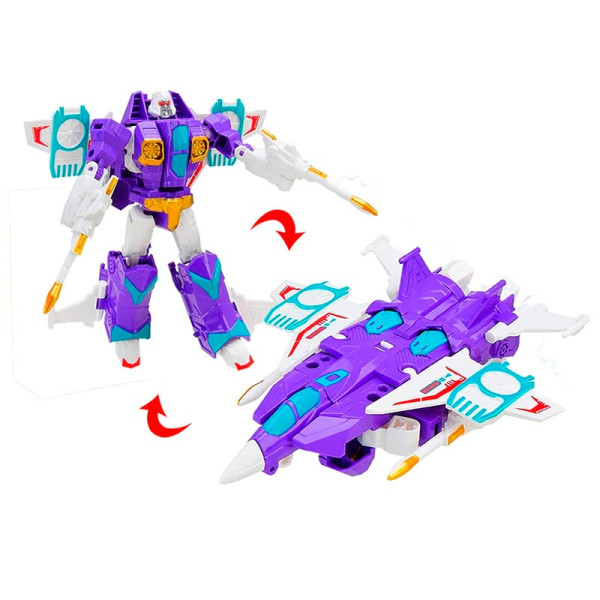 Робот трансформер пластиковий 168-66_Violet Робот трансформер пластиковий 168-66_Violet