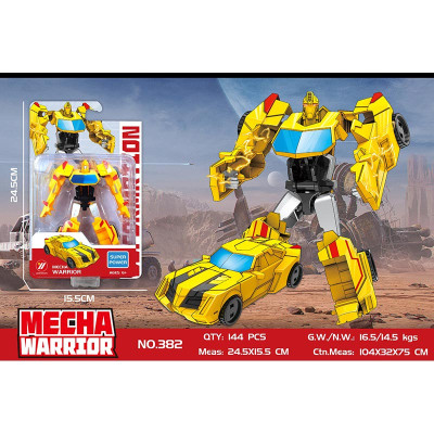 Робот трансформер жовтий 382 Робот трансформер жовтий 382