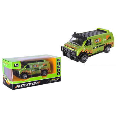 Машинка Автопром зі світлом і звуком 1:32 металева AP74200_Green Машинка Автопром зі світлом і звуком 1:32 металева AP74200_Green