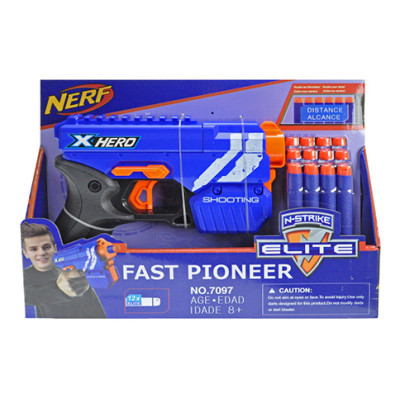 Бластер "NERF" на поролонових патронах у коробці 7097