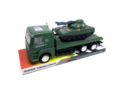 Автовоз військовий інерційний з танком в ковпаку 7773