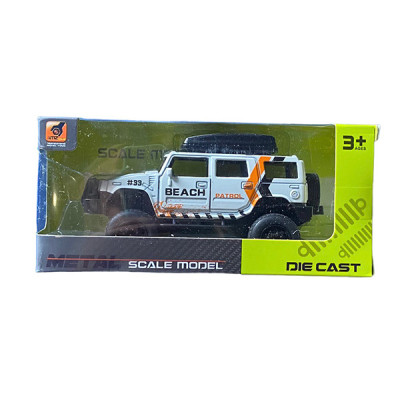 Машинки SCALE MODEL 36141B світло-звук біла 36141B white