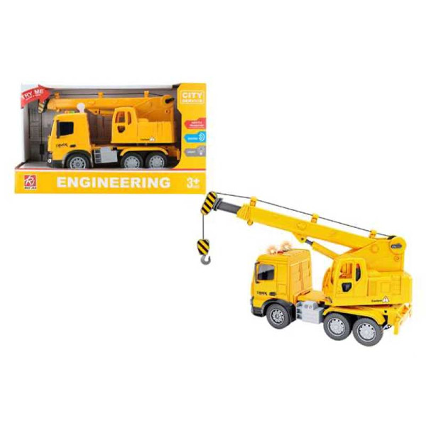 Машина з краном інерційна озвучена зі світлом RJ002D RJ002D Машина з краном інерційна озвучена зі світлом RJ002D RJ002D