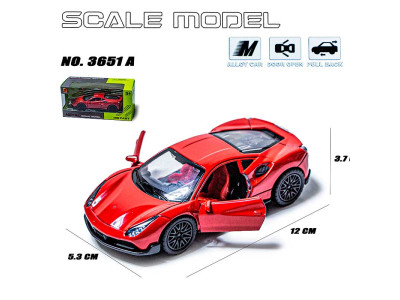 Машинка Scale model 3651A red 3651A red