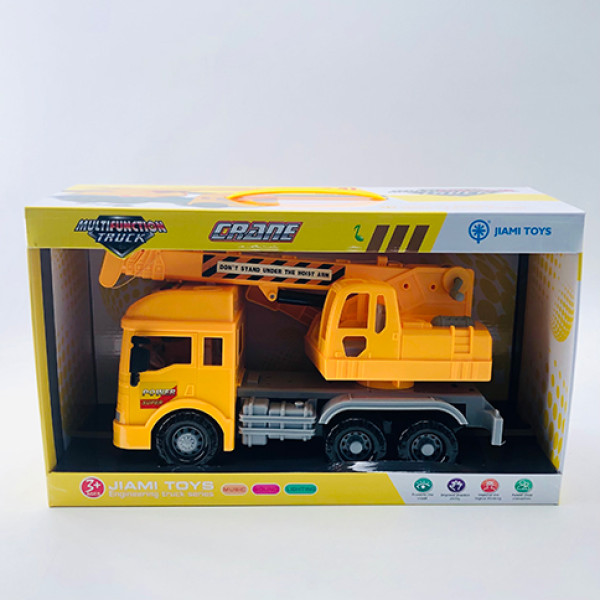 Спецтехніка Кран на батарейках світло звук GC046395 Спецтехніка Кран на батарейках світло звук GC046395