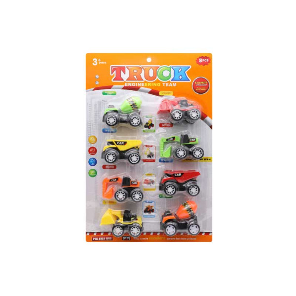 Набір будівельних машин інерційних на блістері WDF328 WDF328 Набір будівельних машин інерційних на блістері WDF328 WDF328