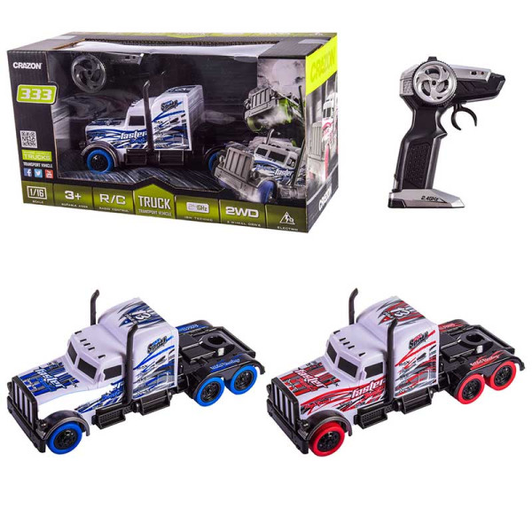 Трейлер р/у 2 кольори в кор. - 30.5*13.5*16.5 см р-р іграшки - 21*7.5*10 GM1929 Трейлер р/у 2 кольори в кор. - 30.5*13.5*16.5 см р-р іграшки - 21*7.5*10 GM1929