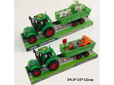 Трактор інерційний 2 види під слюдою 345х10х12 см 1035-7/9