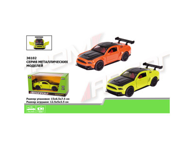 Машина метал "АВТОПРОМ" 1:36 2 кольори відкр.двері багажник в кор.152 36102 Машина метал "АВТОПРОМ" 1:36 2 кольори відкр.двері багажник в кор.152 36102