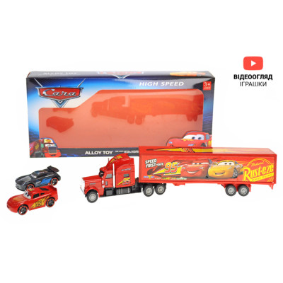 Автовоз за мотивами мультфільму з машинками металевий інерційний 121027S