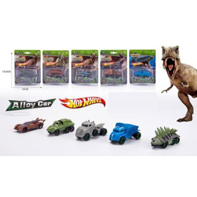 Модель легкова Hot Wheels Динозавр метал.5 видів 2020-4